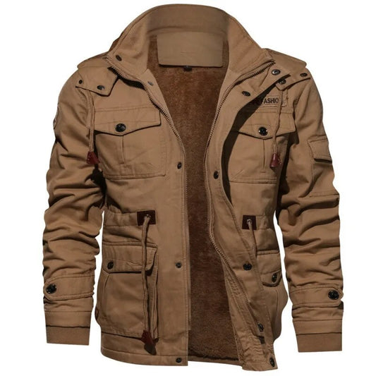 Chaqueta para hombre | Chaqueta de invierno con cremallera