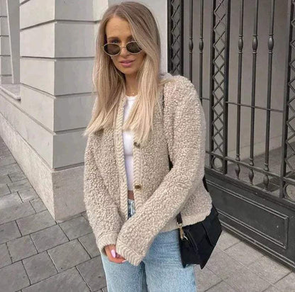 Tavonna Chaqueta Mujer | Chaqueta de invierno con Botones