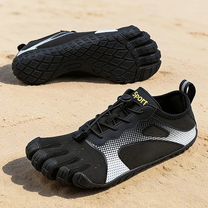 Barfuß-Sportschuhe mit Zehen für Herren | Leichte Minimalistische Schuhe mit Flexibler Sohle und Rutschfestem Grip
