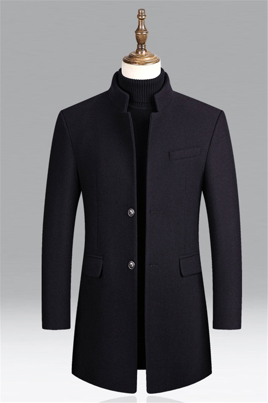 Abrigo de Lana Slim-Fit para Hombre | Invierno Elegante