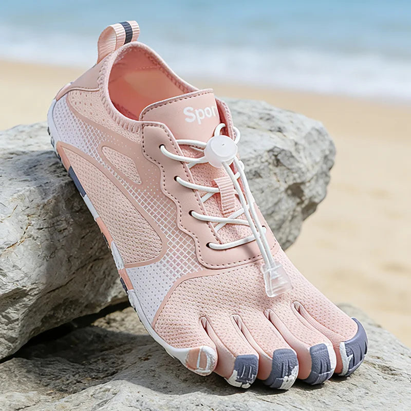 Barfuß-Sportschuhe mit Zehen für Herren | Leichte Minimalistische Schuhe mit Flexibler Sohle und Rutschfestem Grip