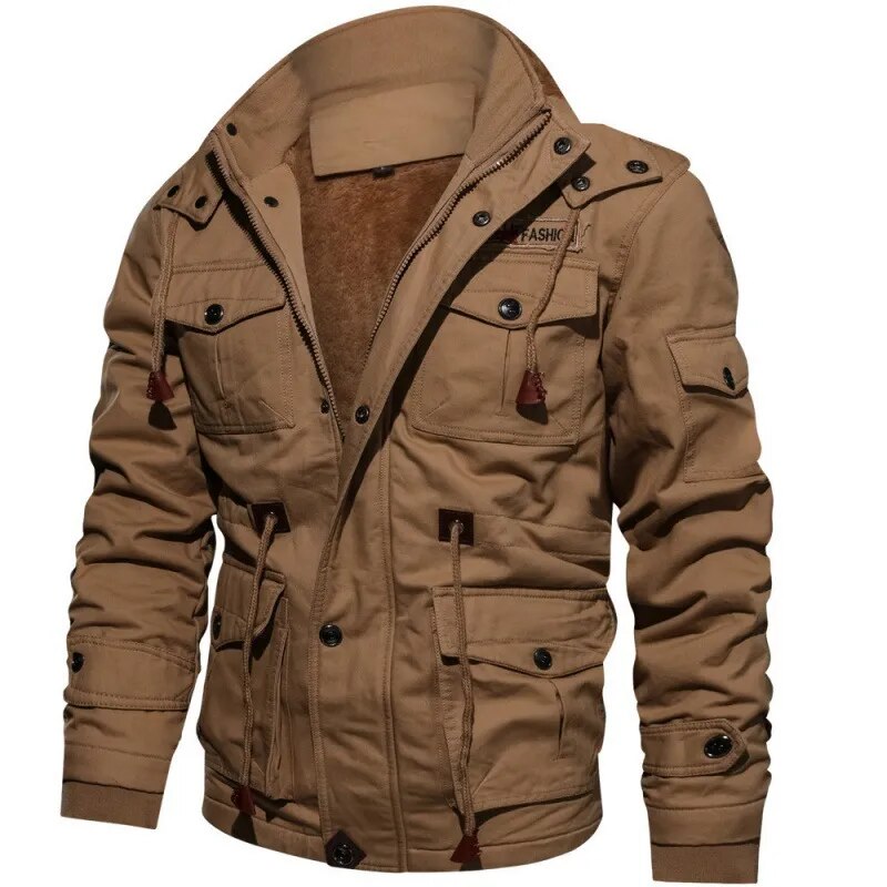 Chaqueta para hombre | Chaqueta de invierno con cremallera