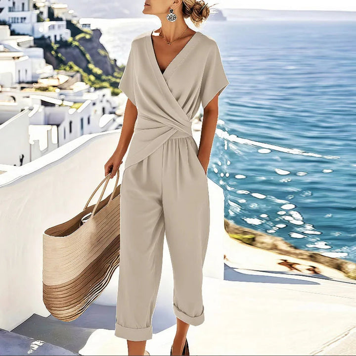 Conjunto de Dos Piezas para Mujer con Pantalón y Blusa de Corte Holgado y Tejido Transpirable para un Estilo Diario Cómodo
