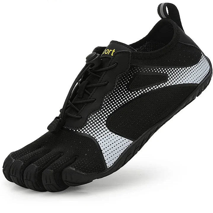Barfuß-Sportschuhe mit Zehen für Herren | Leichte Minimalistische Schuhe mit Flexibler Sohle und Rutschfestem Grip