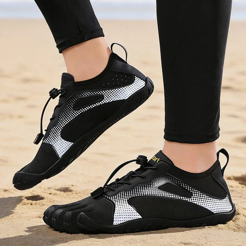 Barfuß-Sportschuhe mit Zehen für Herren | Leichte Minimalistische Schuhe mit Flexibler Sohle und Rutschfestem Grip