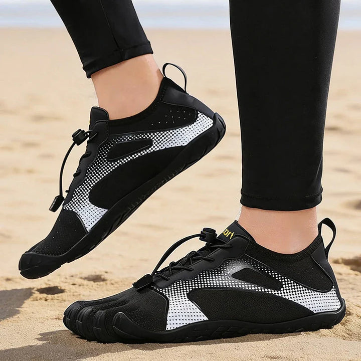 Barfuß-Sportschuhe mit Zehen für Herren | Leichte Minimalistische Schuhe mit Flexibler Sohle und Rutschfestem Grip