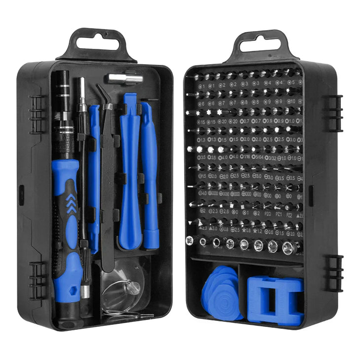 Set 115 in 1 Präzisionsschraubendreher mit magnetischen Reparaturwerkzeugen