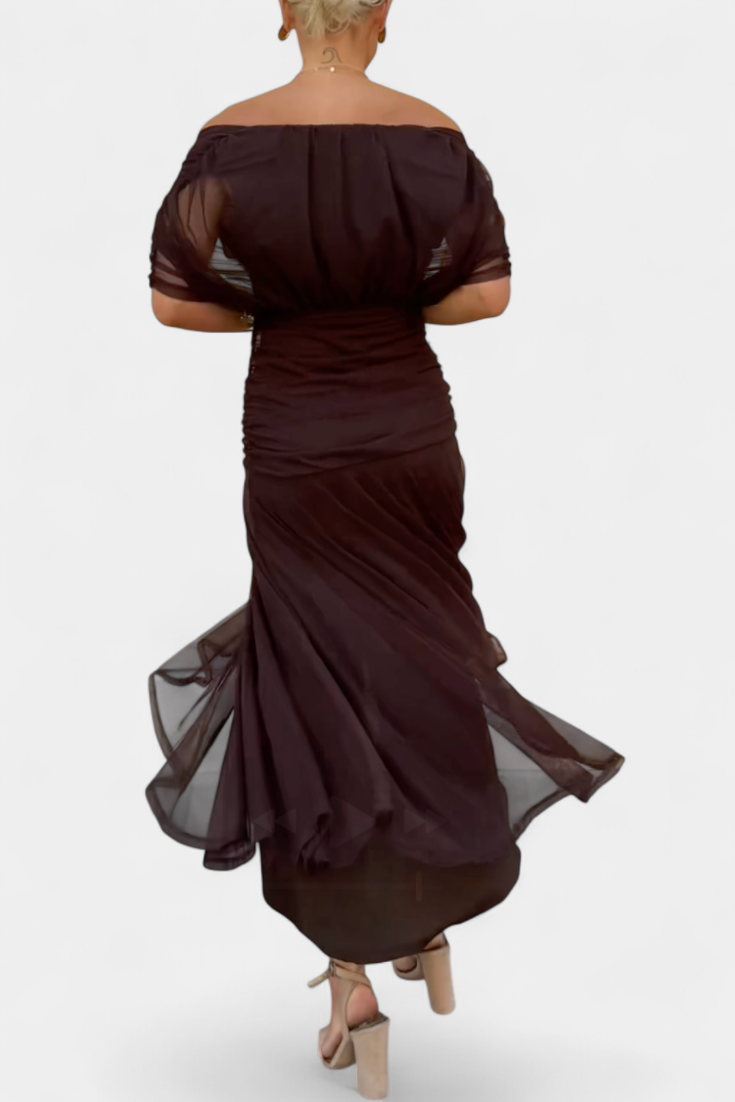 Vestido Largo Estampado Floral con Escote en V y Cintura Plisada | Vestido de Fiesta Elegante para Mujer y Eventos Especiales