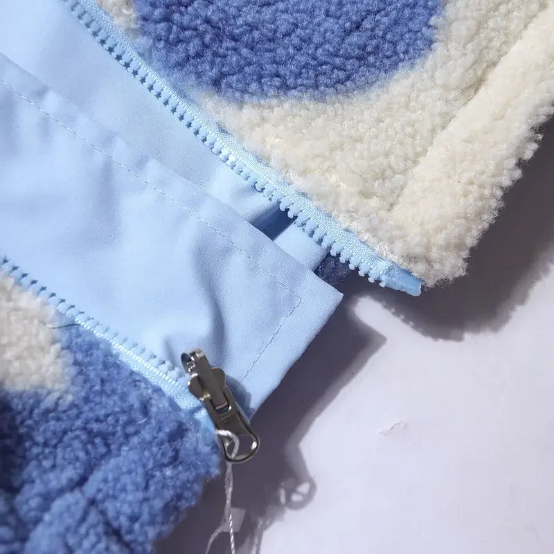 Katharyn Chaqueta Mujer | Chaqueta Reversible con Detalles de Corazón