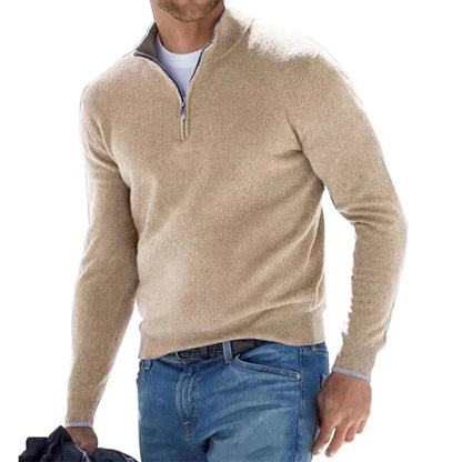 Suéter Hombre Semi-Zip | Casual y Cálido