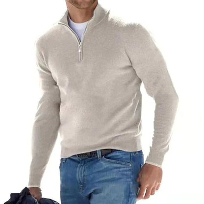 Suéter Hombre Semi-Zip | Casual y Cálido