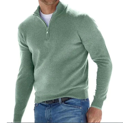Suéter Hombre Semi-Zip | Casual y Cálido
