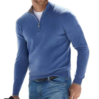 Suéter Hombre Semi-Zip | Casual y Cálido
