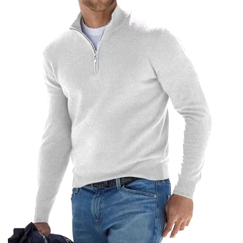 Suéter Hombre Semi-Zip | Casual y Cálido