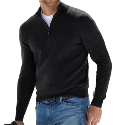 Suéter Hombre Semi-Zip | Casual y Cálido