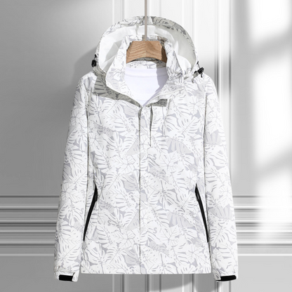 Chaqueta Impermeable con Capucha para Mujer | Rompevientos Ligera