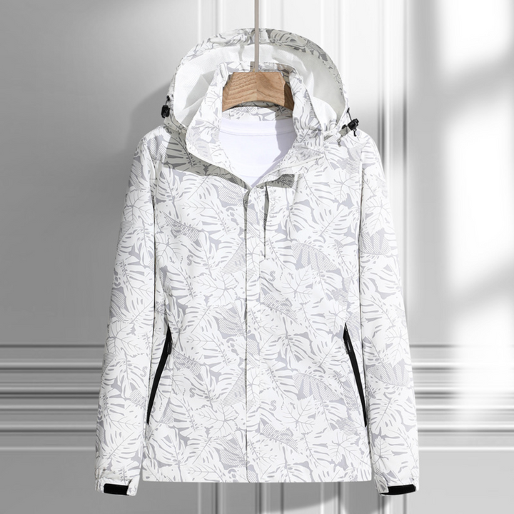 Kurtka przeciwdeszczowa z kapturem dla kobiet | Lekka wiatrówka