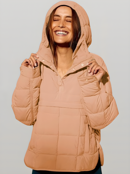 Auvorella Chaqueta Mujer | Chaqueta Acolchada con Capucha