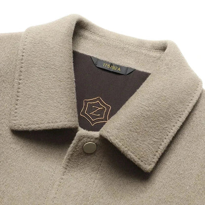 Chaqueta de Mezcla de Lana para Hombre | Diseño Clásico Elegante