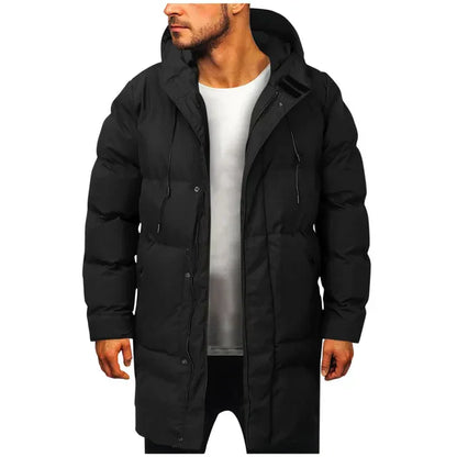 Abrion Chaqueta Hombre | Chaqueta de Invierno de Largo Medio