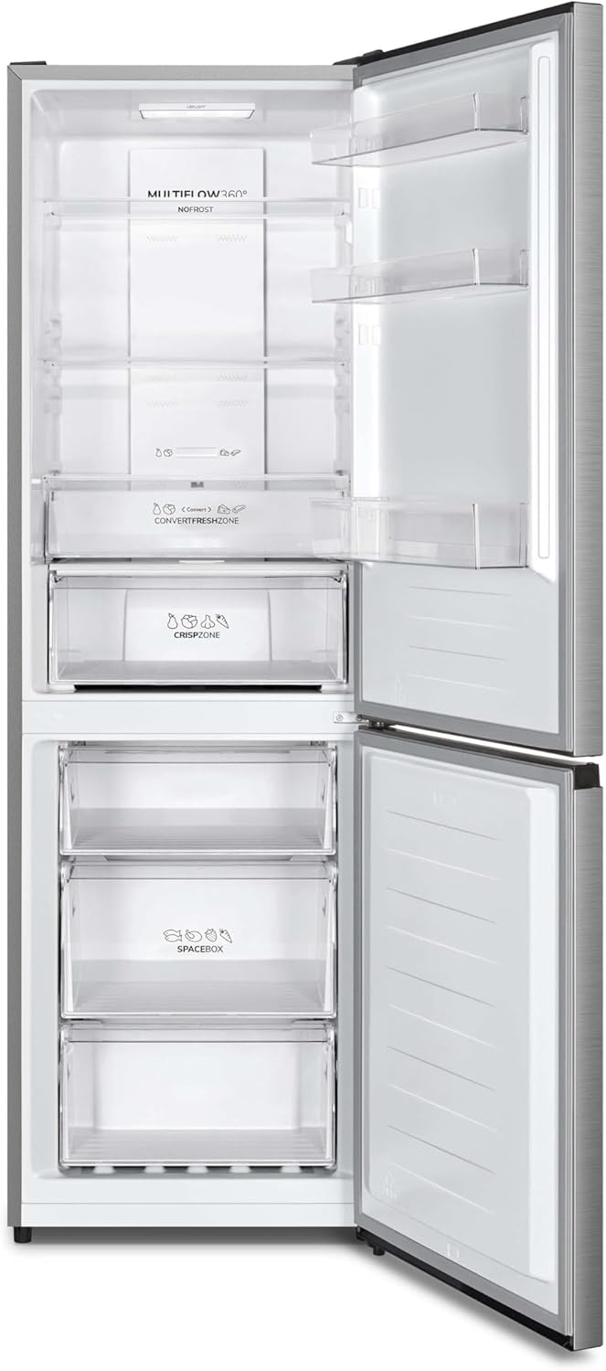 Gorenje N 619EAW4 Kühl-Gefrier-Kombination / LED Display / 186 cm / 300 l / NoFrostPLus / Gemüsefach mit Feuchteregler / FastFreeze / weiß