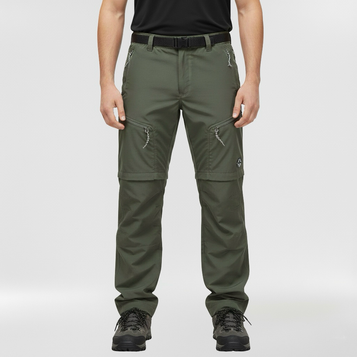 Spodnie bojówki męskie z bocznymi kieszeniami i prostym krojem