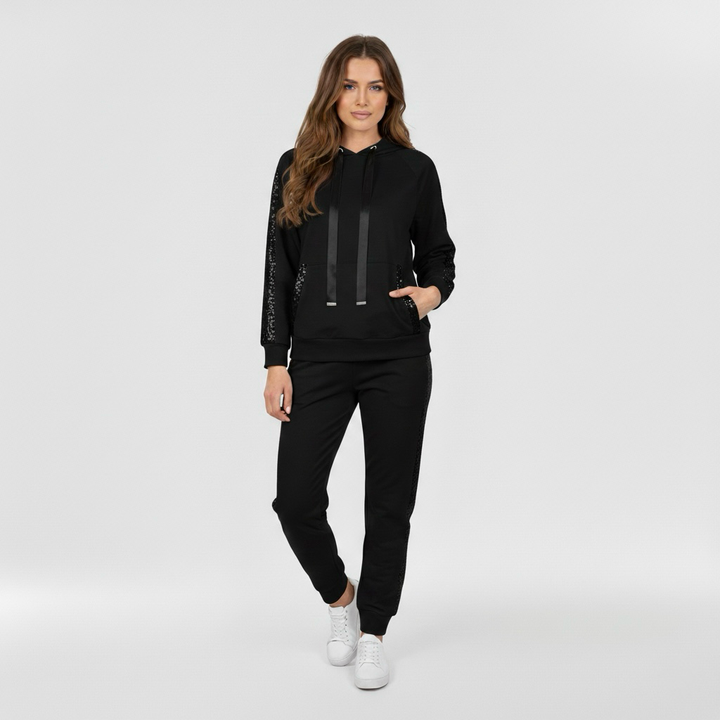 Dvoudílná souprava pro ženy s mikinou a pohodlnými kalhotami