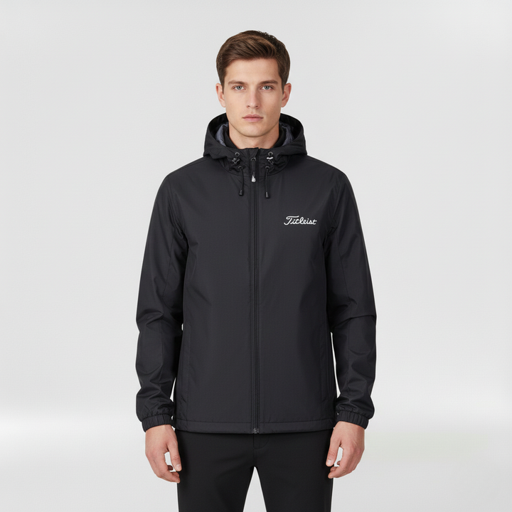 Wodoodporna kurtka z kapturem dla mężczyzn, na co dzień i na zewnątrz jesienią