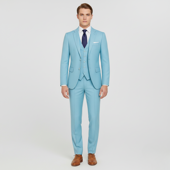 Κοστούμι δύο τεμαχίων για άνδρες με σακάκι και παντελόνι για επίσημες εκδηλώσεις