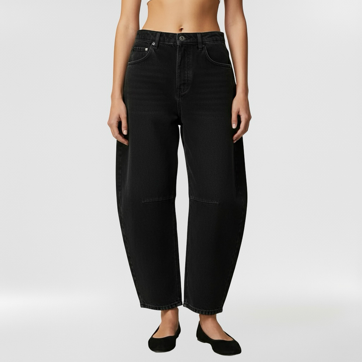 Dámské džíny s přímým střihem na každodenní nošení