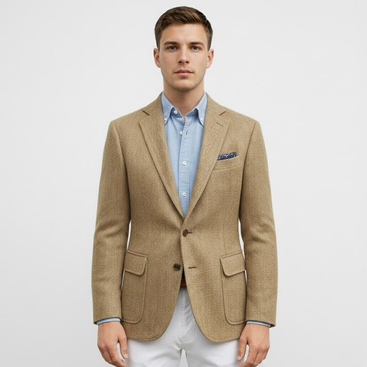 Pánské sako s jednoradým zapínáním, do kanceláře a na elegantní sportovní nošení