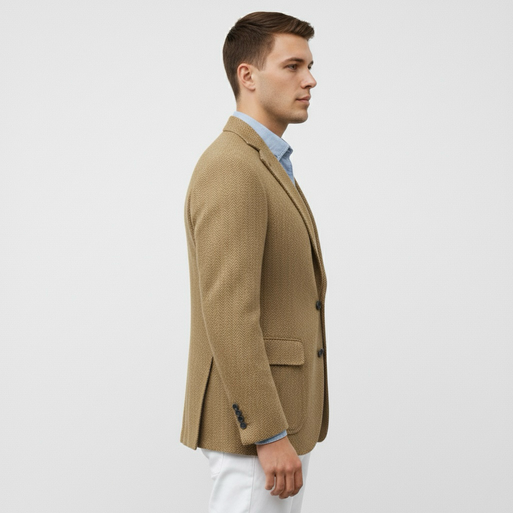 Pánské sako s jednoradým zapínáním, do kanceláře a na elegantní sportovní nošení