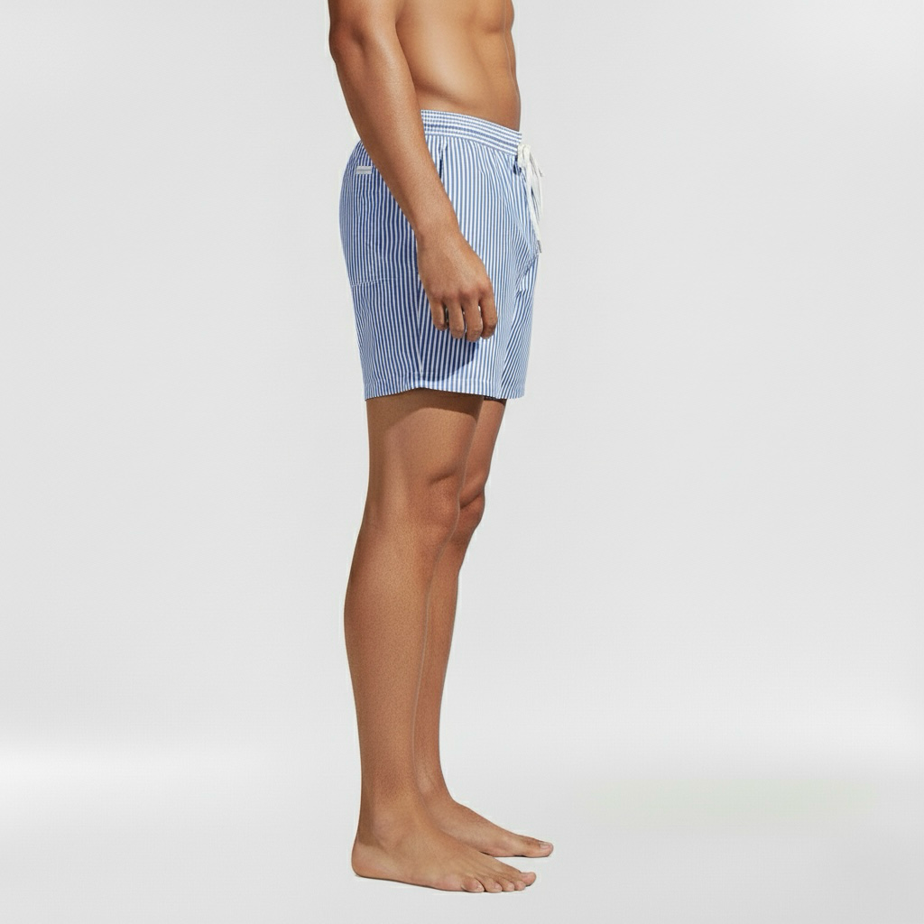 Kurze Badehose für Herren mit Kordelzug für den Strand