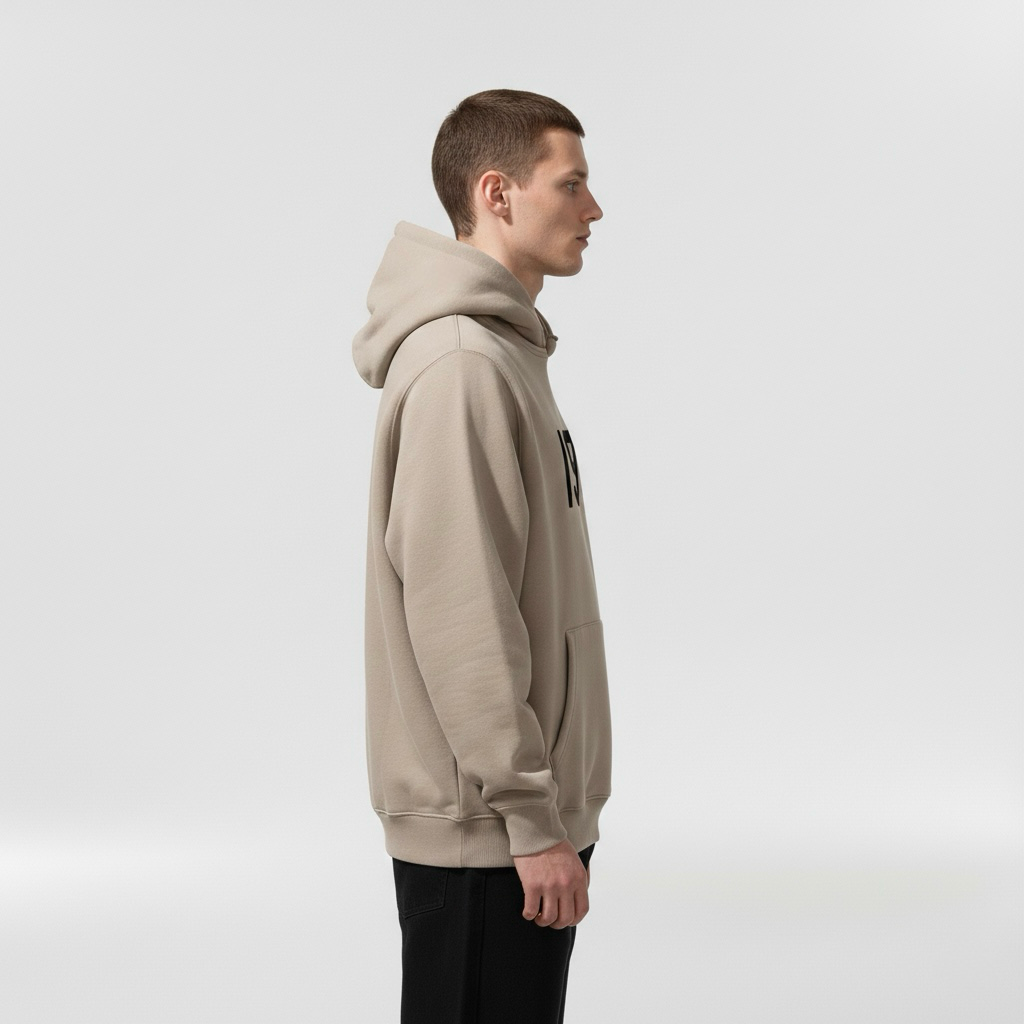 Kurtka z kapturem męska z regulowanym sznurkiem do codziennego, swobodnego użytku