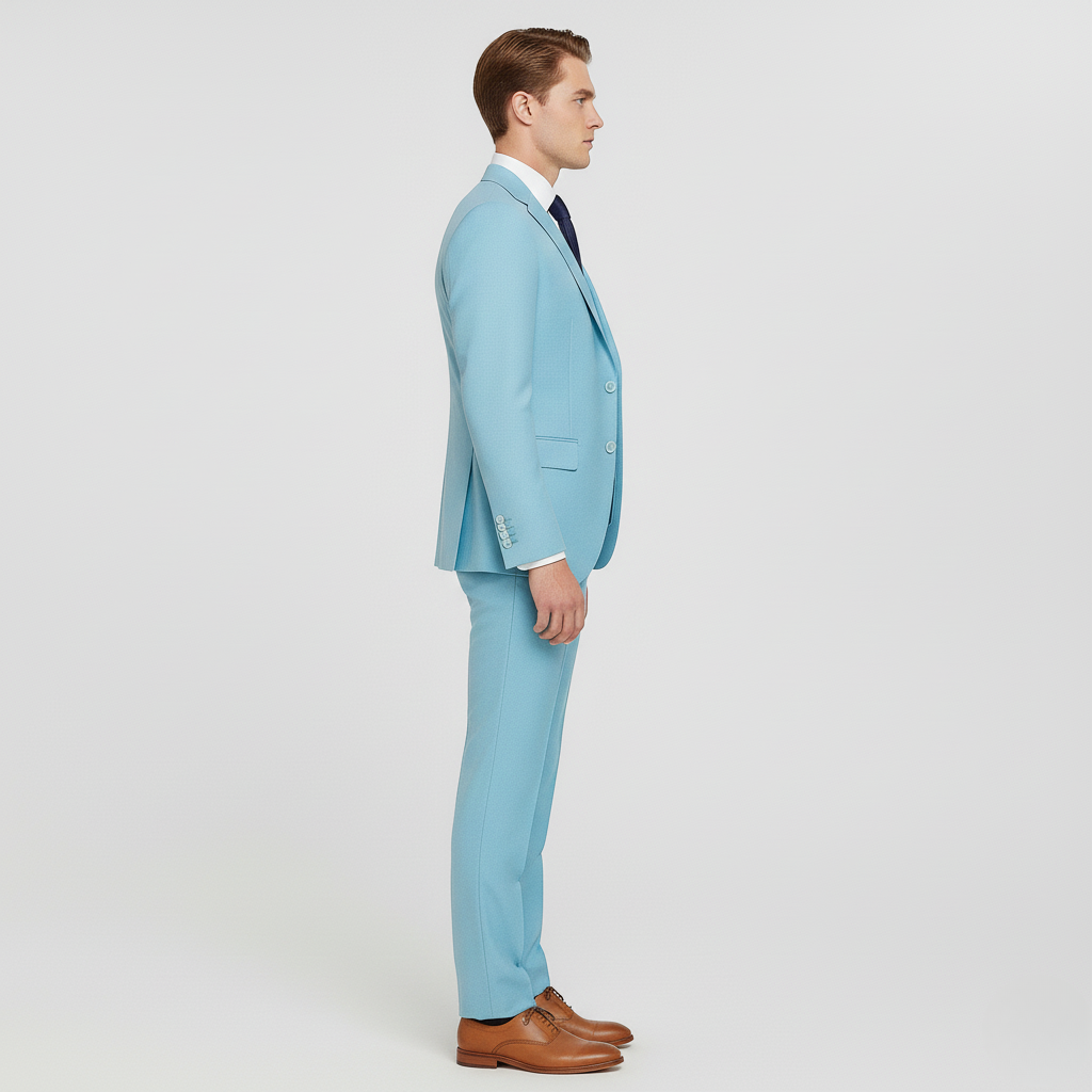 Κοστούμι δύο τεμαχίων για άνδρες με σακάκι και παντελόνι για επίσημες εκδηλώσεις