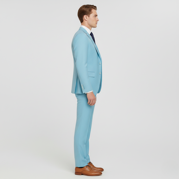 Κοστούμι δύο τεμαχίων για άνδρες με σακάκι και παντελόνι για επίσημες εκδηλώσεις