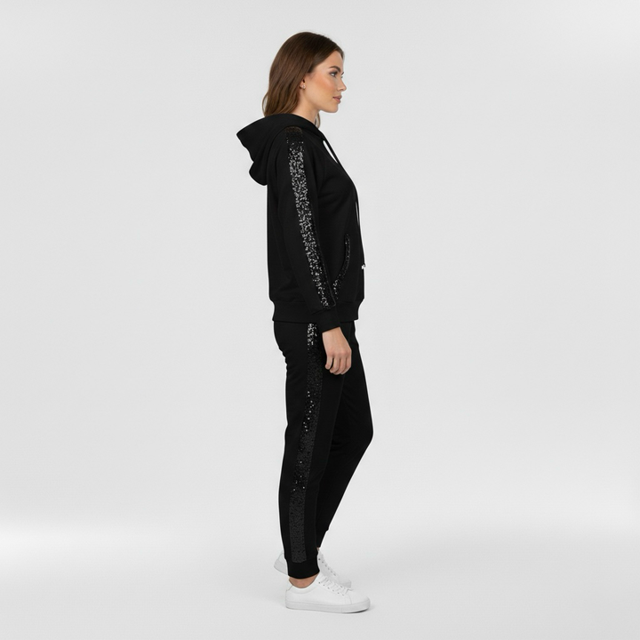 Dvoudílná souprava pro ženy s mikinou a pohodlnými kalhotami