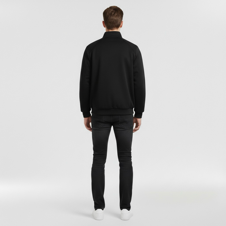 Jachetă bomber pentru bărbați, croială obișnuită, stil urban