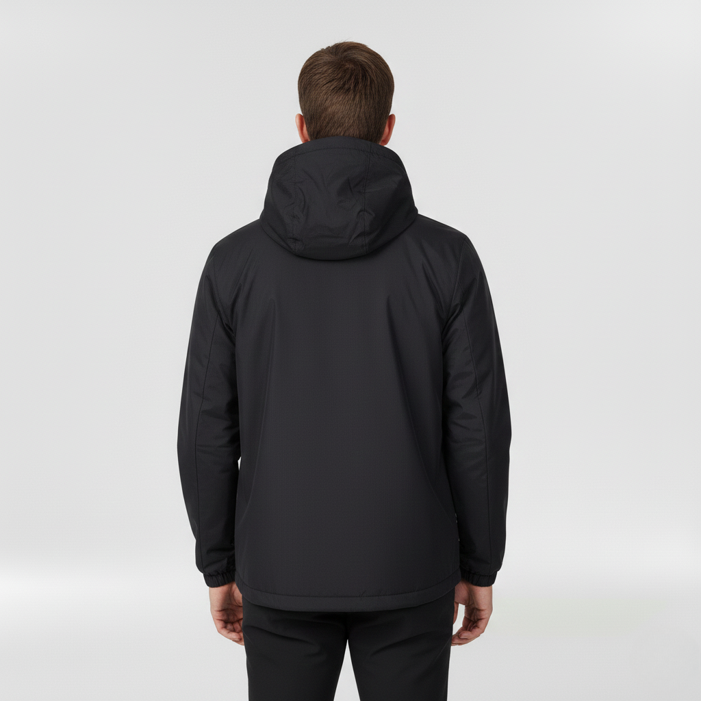 Wodoodporna kurtka z kapturem dla mężczyzn, na co dzień i na zewnątrz jesienią