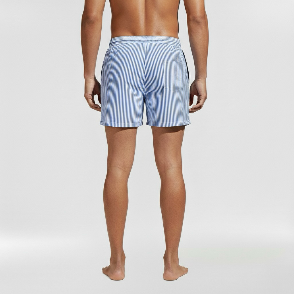 Kurze Badehose für Herren mit Kordelzug für den Strand