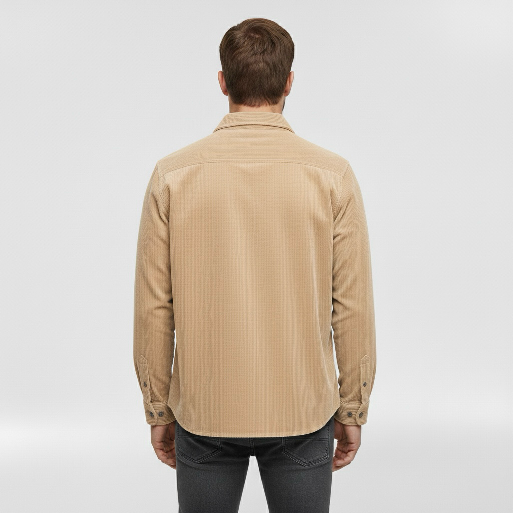 Herrenhemd mit Knöpfen für tägliche Smart-Casual-Looks