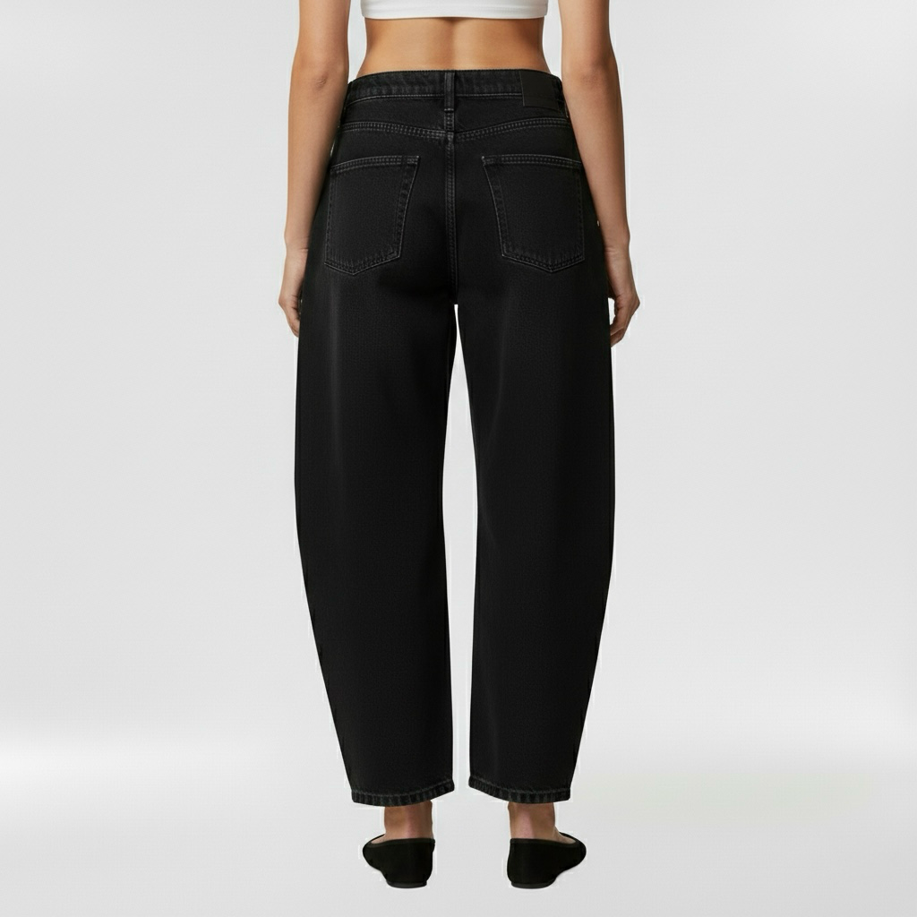 Dámské džíny s přímým střihem na každodenní nošení