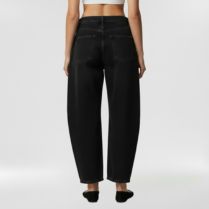 Dámské džíny s přímým střihem na každodenní nošení