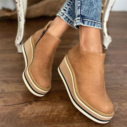 Noelle Botines Mujer | Botas Cortas de Invierno con Suela Elevada