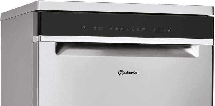 Bauknecht B7F HP43 XA Freistehender Geschirrspüler/ 60 CM/ 15 Maßgedecke/PowerClean Pro-Effektive Hochdruckdüsen/Natural Dry-Automatische Türoffnung-Bessere Trocknung/Maxi Space-Mehr Innenraum