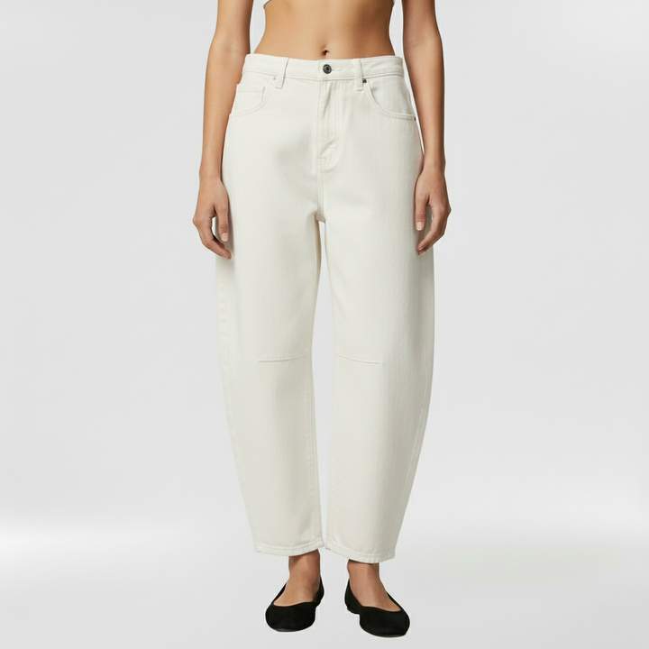 Dámské džíny s přímým střihem na každodenní nošení