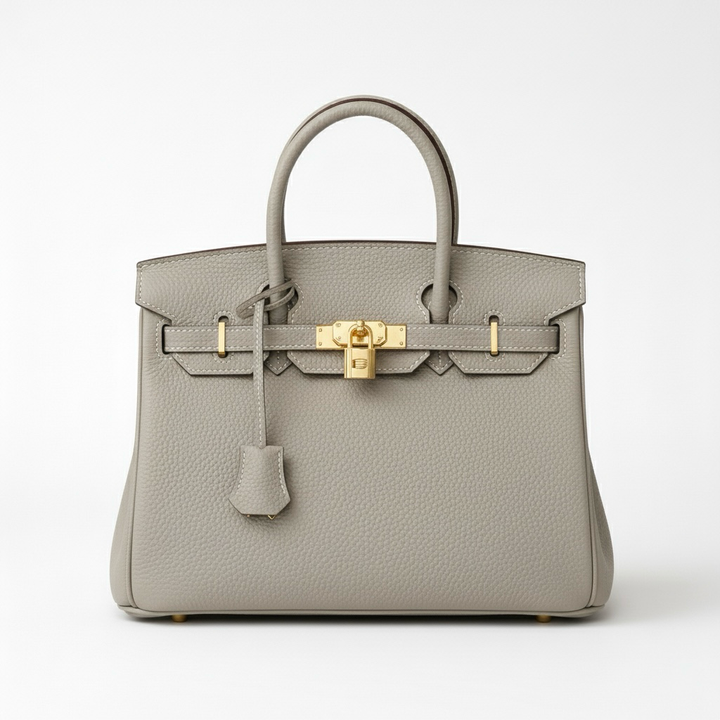 Τσάντα χειρός για γυναίκα με δομημένο σχήμα και επάνω λαβές