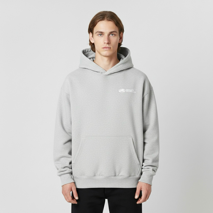 Hanorac cu glugă pentru bărbați cu buzunar frontal pentru uz cotidian neoficial