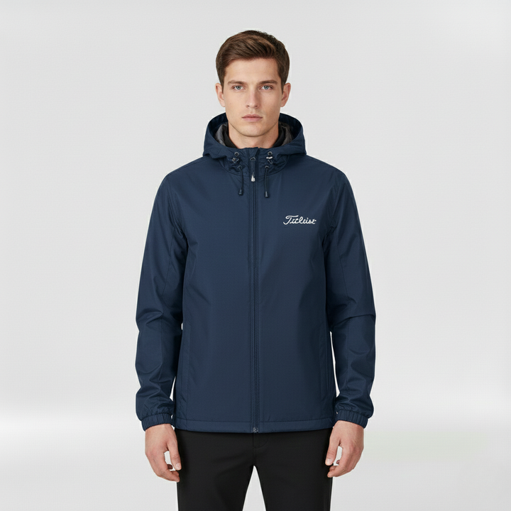 Wodoodporna kurtka z kapturem dla mężczyzn, na co dzień i na zewnątrz jesienią