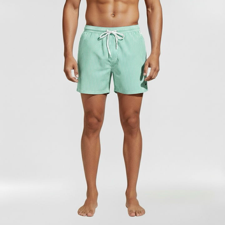 Kurze Badehose für Herren mit Kordelzug für den Strand